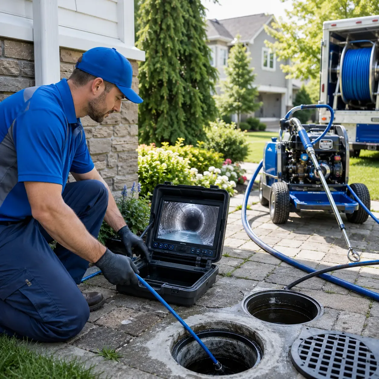 Outdoor drain cleaning professionals serving Pearl, MS